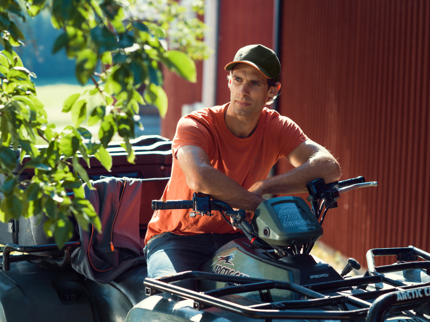 Husqvarna Xplorer T-shirt Kortärmad Bronsorange UNISEX