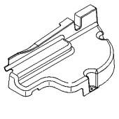 Isoskydd 108 cm höger Isoskydd 108 cm höger