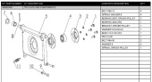 Tip plate and components Tip plate and components