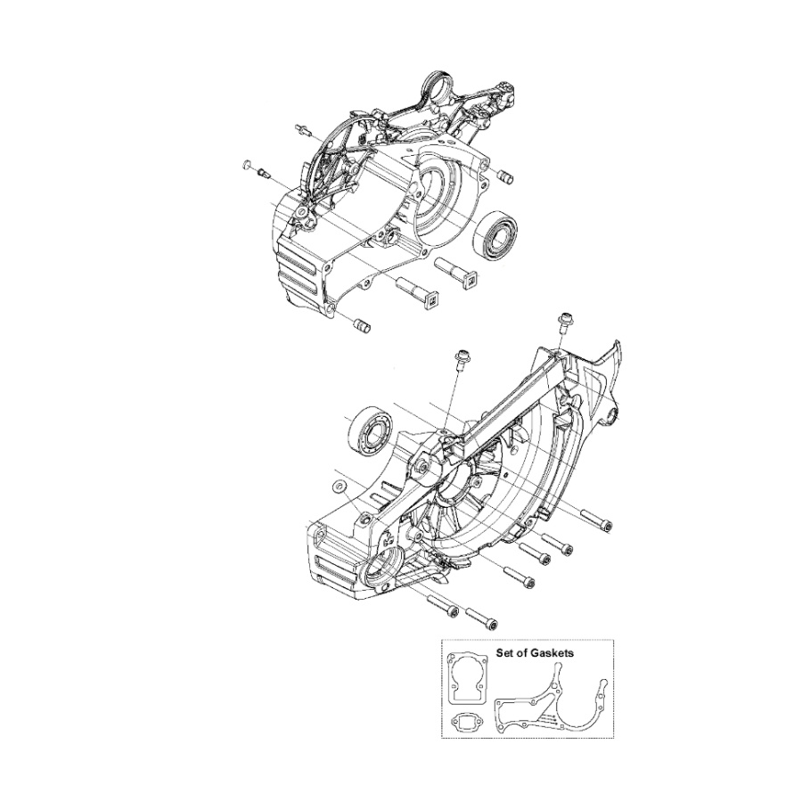 Crankcase Assy Wlc 572Xp Compe