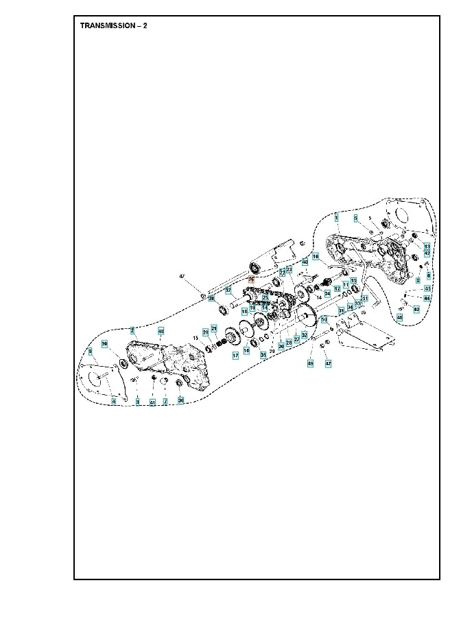 Chain Pitch 15,875 / 44 Links