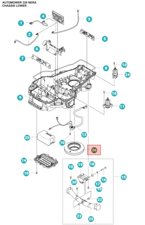 Bälg klippsystem 405x, 415x, Nera