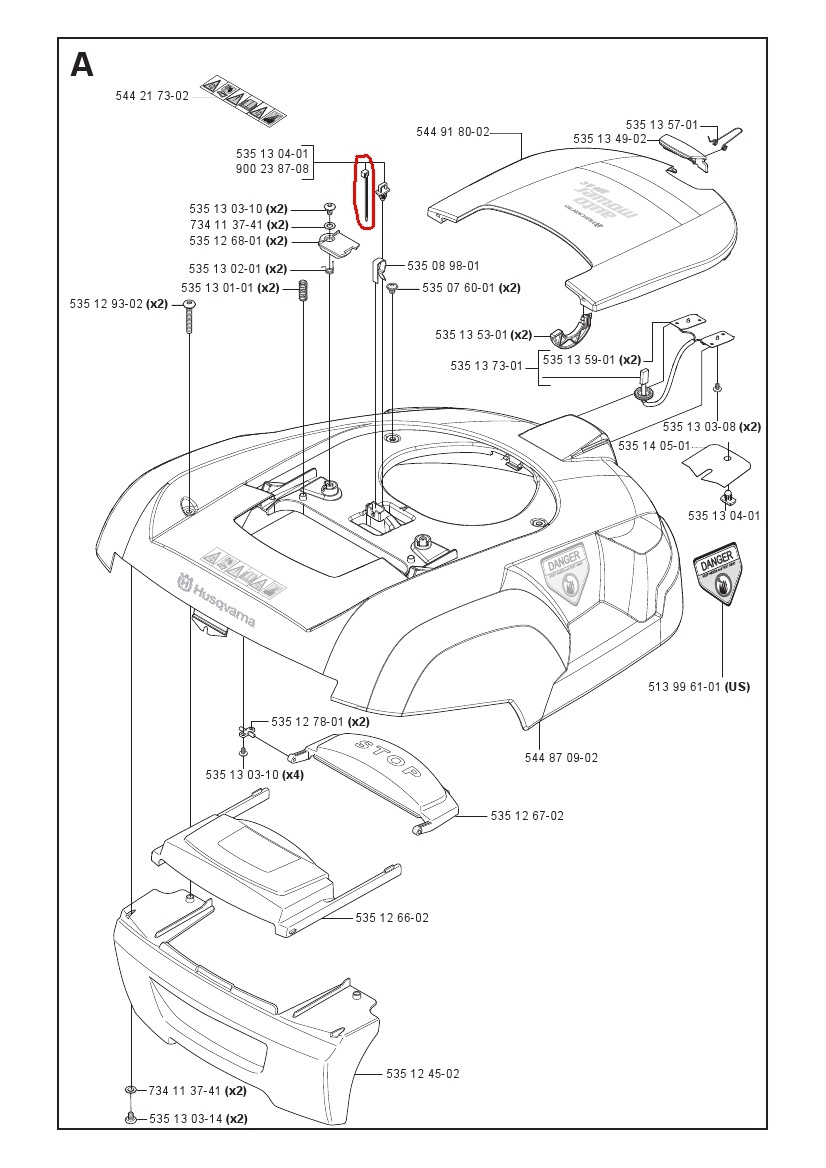 Band L=100 B=2,5, Svart