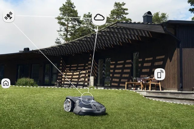 Husqvarna Automower® 310E Nera med slinglös teknik